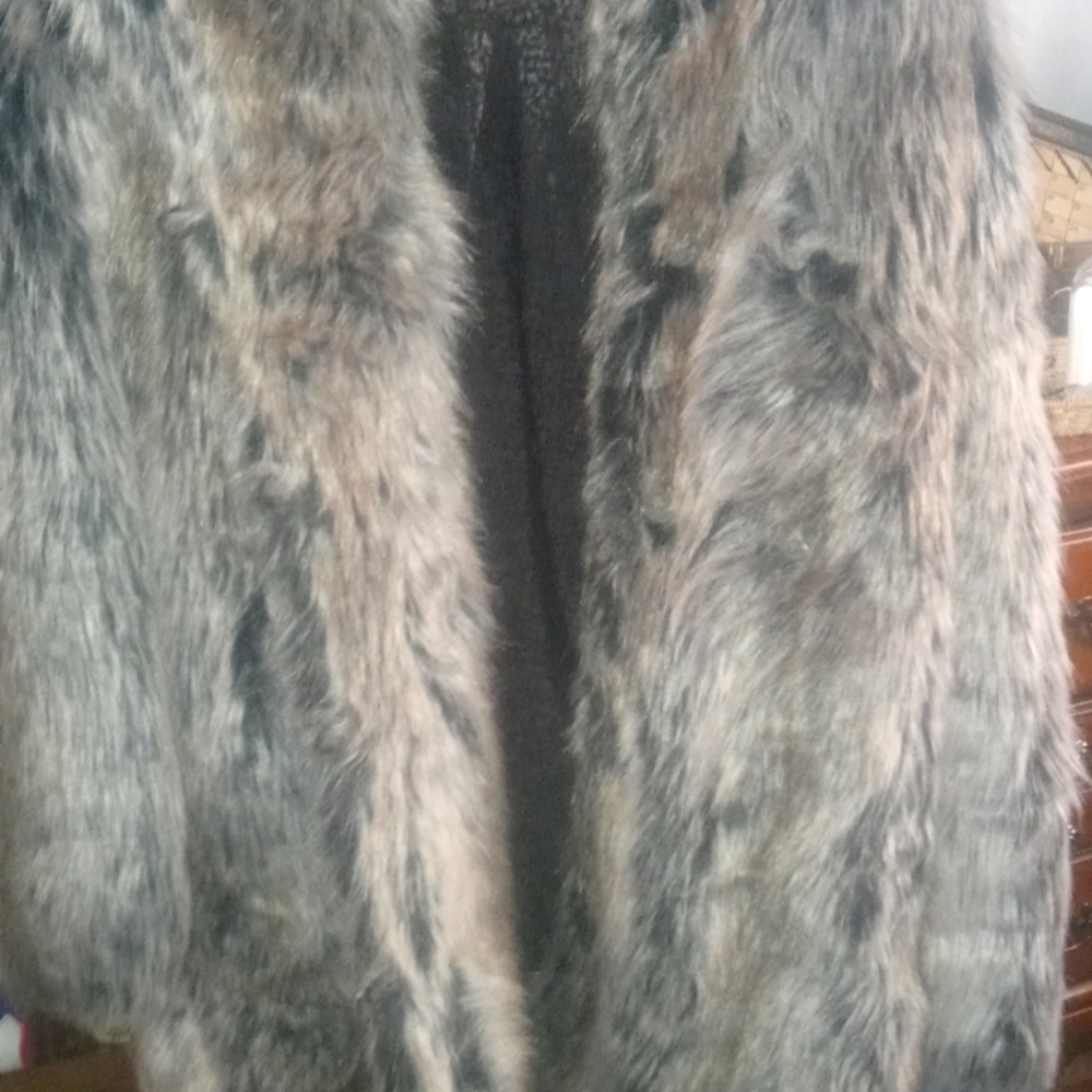Brand new never worn real fur coat